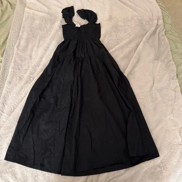 Abercrombie Smocked Flutter Sleeve Maxi Dress - Picture 2 of 4